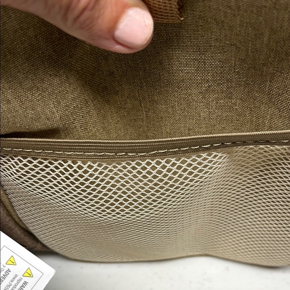Bella Russo Brown & Tan Men's Bag Set - Picture 6 of 8